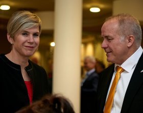 Kateřina Neumannová, česká olympionička a Jan Smigmátor, český swingový zpěvák (51)